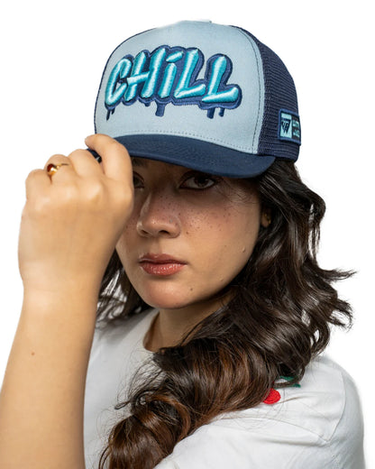 Chill vibes - 5 Panel Trucker - girrach