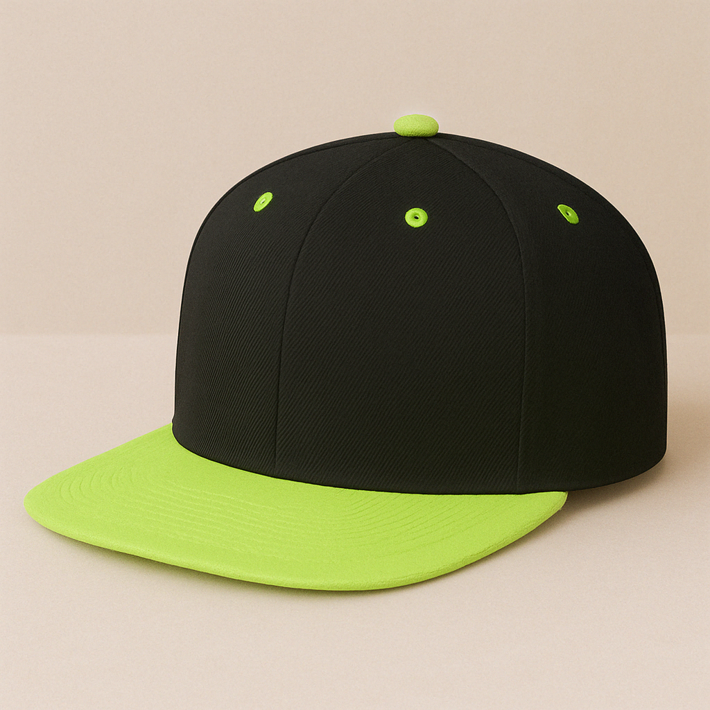 Flat Bill 6 Panel Structured Caps - Stylish, Durable, Comfortable - girrach