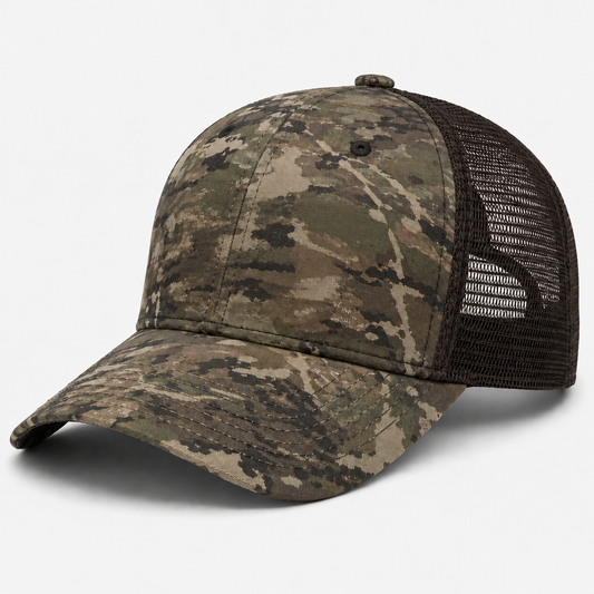 Custom 6 Panel Camouflage Trucker Caps - Custombrandgear - girrach