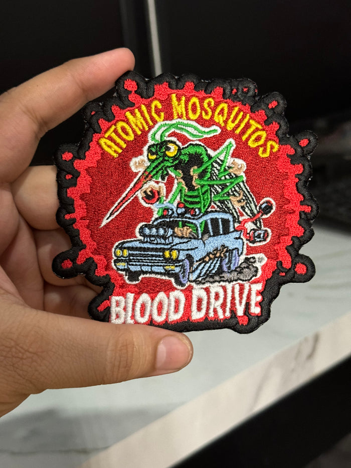Blood Drive Patches Custom Embroidery