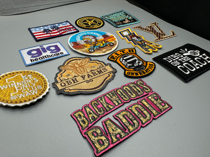 Custom Embroidered Patches small quantity