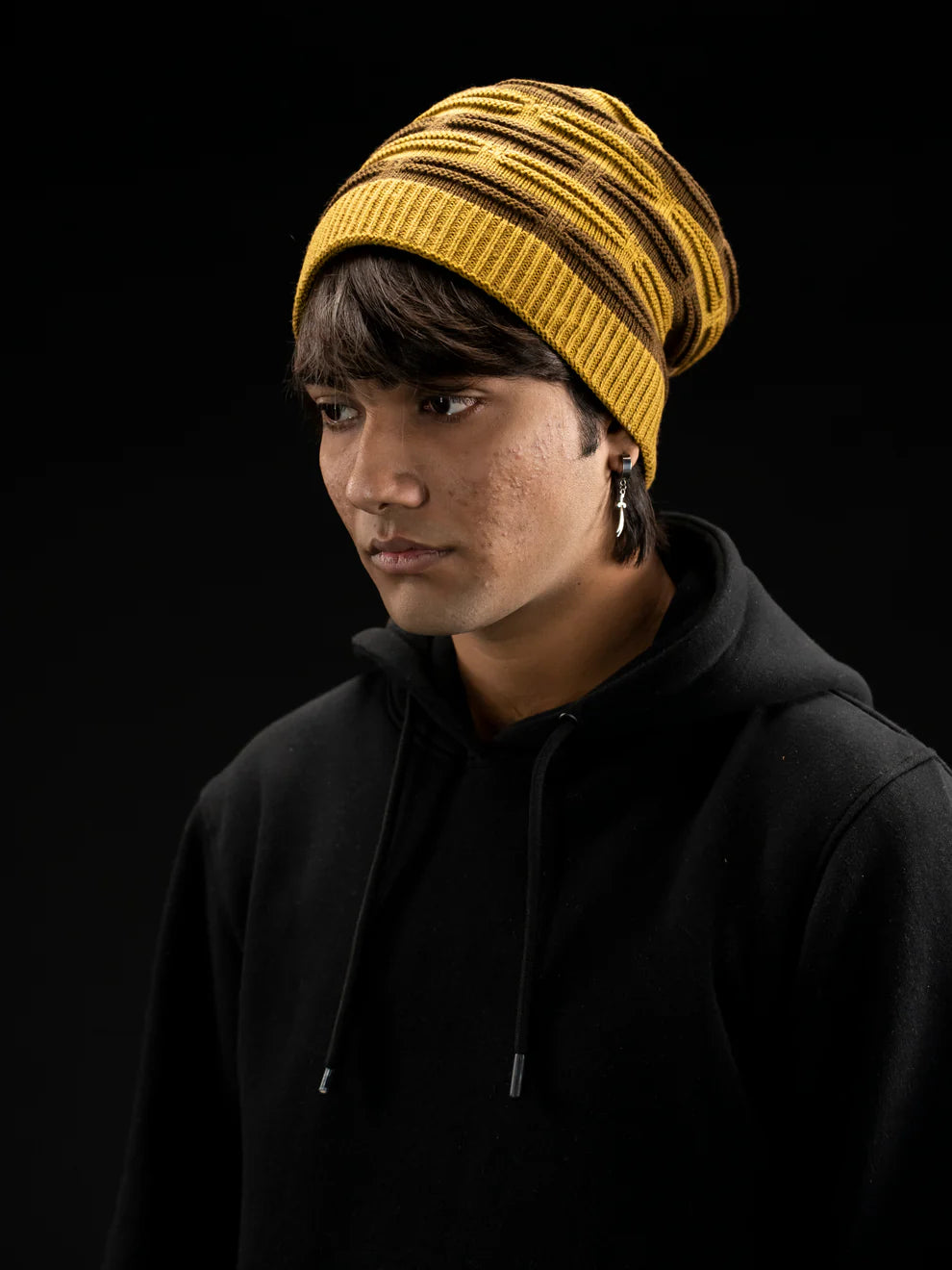 Freeform Beanie - Honey Comb - girrach